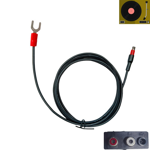 Turntable plug ground wire - turntable,