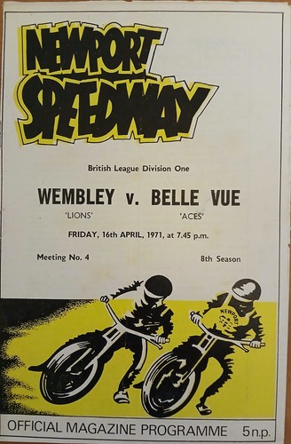 Newport speedway programme - newport,