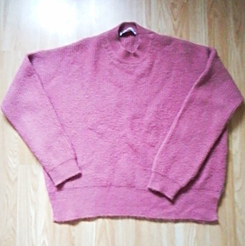 Zara pink wool knit - wool, neck
