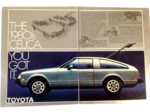 1980 toyota celica print - toyota,