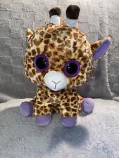 TY Beanie Boo Large Safari plush toy RARE 16" Giraffe 2015 Retired