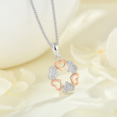 925 silver rose - &, gold
