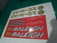 Vintage Raleigh "Europa" decal