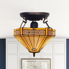 Tiffany Yellow Hexagon Shape