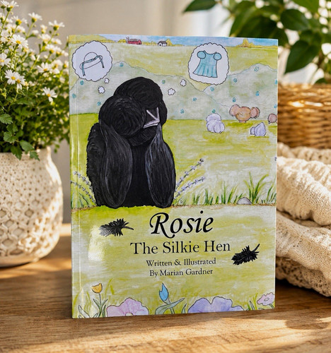 Rosie the silkie hen - the,