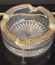 Vintage bohemian glass ashtray - vintage,
