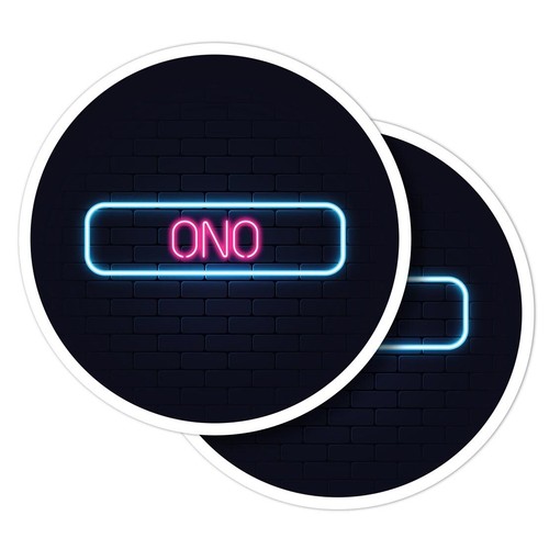 Vinyl stickers neon sign - stickers,
