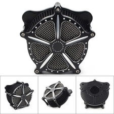 Air Cleaner Filter w/ Accessory For Harley Glide Touring FLHR FLHT FLHX 4 08-16