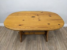 DINING TABLE Pine Oval Traditional Farmhouse Kitchen 6 Seats FREE DELIVERY
