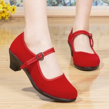 Women Buckle Shoes Pump Shoes