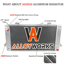 3 Row Radiator 62mm For Land