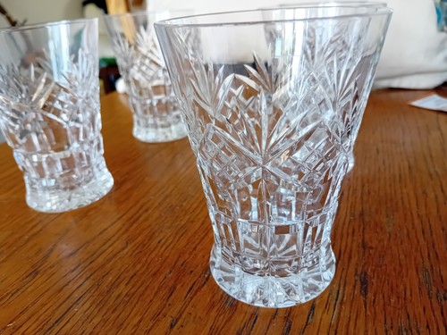 Antique crystal glasses - 5,