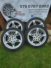 18" PORSCHE CAYMAN 987 S II 2 ALLOY WHEELS N4 TYRES BOXSTER 987 362 137 03 139 