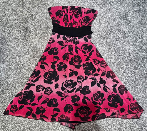 Jane norman pink black - pink/black, floral