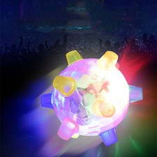 Glowing Bouncing Ball Musical Toys Flashing Jumping Baby Shake Dancing
