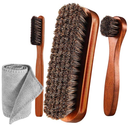 3pcs horsehair shine shoes - horsehair,
