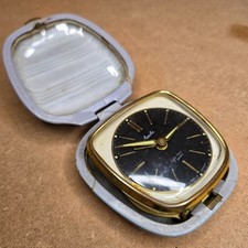 vintage Mauthe travel alarm