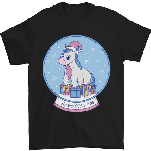 Christmas unicorn snow globe - christmas,