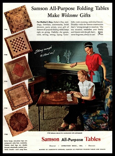 1947 samson all purpose - samson, tables