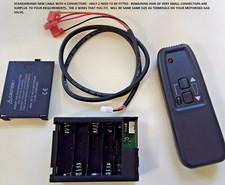 Burley Gas Fire Remote set complete - Controller, cable & Receiver   SEE VIDEO