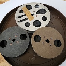 Old, Vintage 16mm No Sound Films, Two Cardboard reels, Random Content