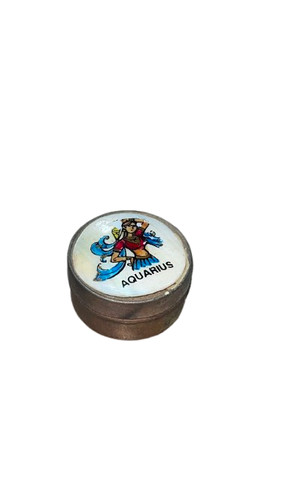 Antique aquarius zodiac metal - aquarius,