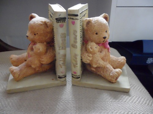 Teddy bear book ends - bear,