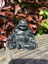 Green Jade Smiling Buddha