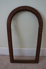 Small cupboard door with marquetry inlay.