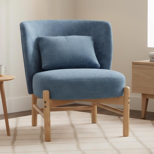 Blue chenille accent - blue,