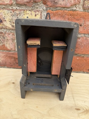 Antique wood mantel wall clock - wood,