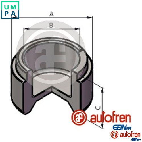 Piston brake caliper - brake, d025519