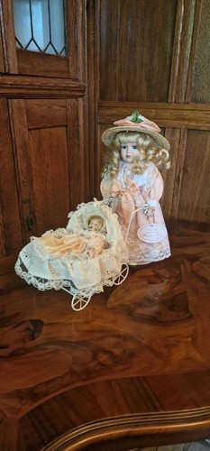 Beautiful porcelain doll - porcelain,