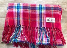 Hollister wool mix red plaid - hollister,
