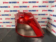 TOYOTA YARIS HATCHBACK 3DR TR MK2 KSP90 2008 PASSENGER SIDE REAR TAIL LIGHT LAMP