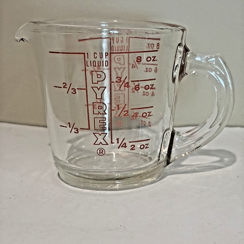 Vintage pyrex 508 red letter - 508,