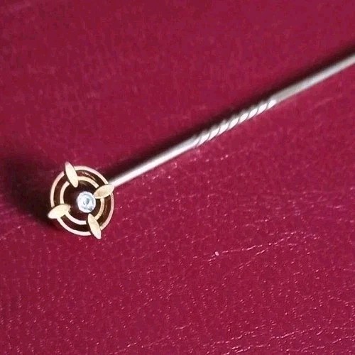 Carat solid gold stick pin - solid,