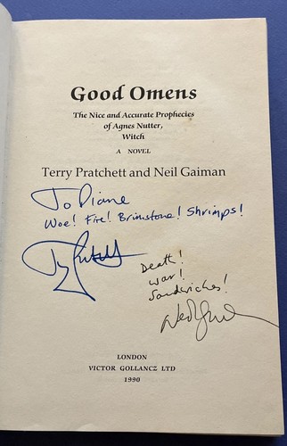 Good omens terry pratchett - good,