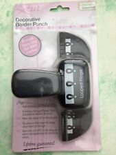 New X Cut Decorative Looped Fringe Border Edger Craft Card Punch Cutter
