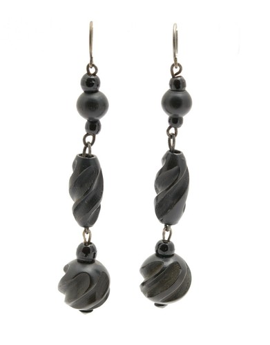 Pair antique victorian carved - antique,