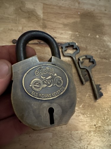 Indian motorcycle padlock keys - padlock,