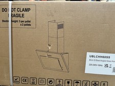 60cm Angled Glass & Stainless