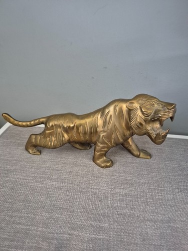 Large heavy vintage brass - large,