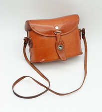 MINT Swiss Binocular Leather Bag Case Strap Belt Loop 1949 WW2 Kern 6x24 Army