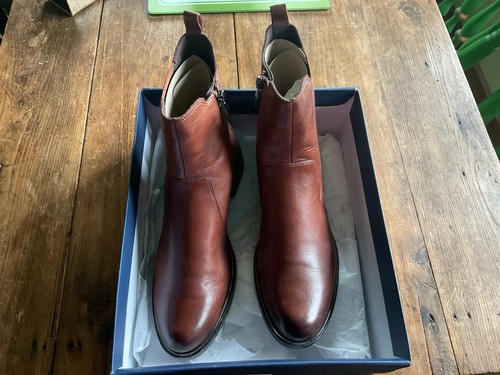 Caprice cognac leather chelsea - caprice,
