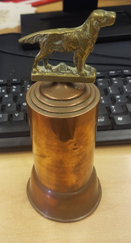 Vintage solid brass - vintage, spaniel