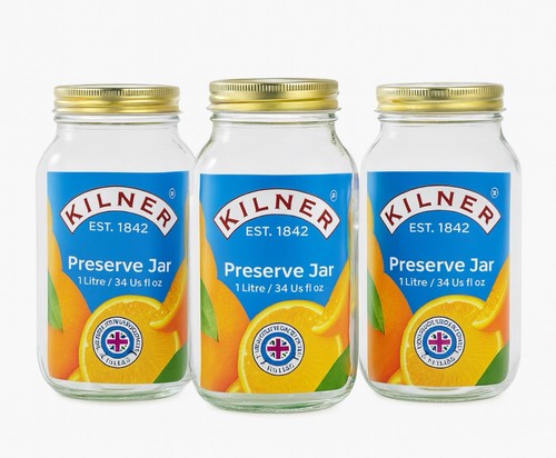 Kilner litre preserve jars - preserve,