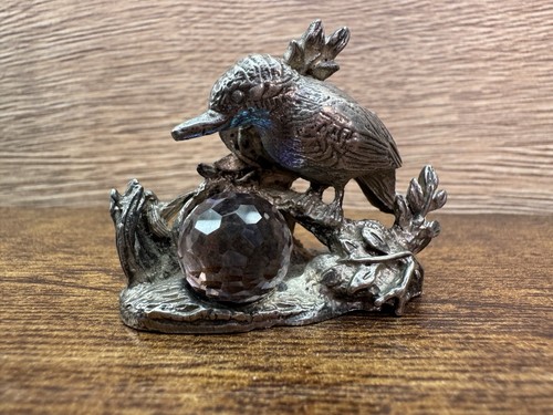 Vintage wapw pewter kingfisher - vintage,