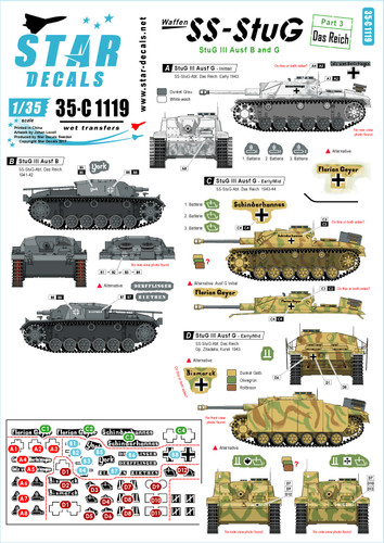 Star decals c1119 - star, 35-c1119,
