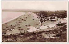 Abersoch Sands Caernarvonshire - 1930 Valentines Real Photo Postcard X06